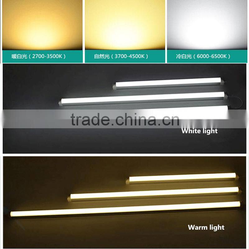 Aluminum PC T8 T5 led tube light fixture 2ft 3ft 4ft 600 900 1200 9w 13w 18w