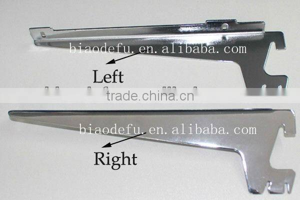 Angle adjustable wall bracket for shelf support