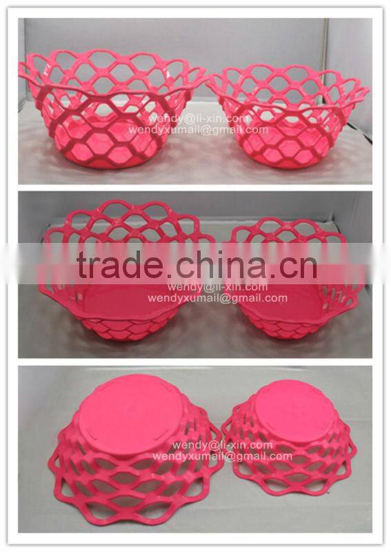 Plastic oval storage basket/fruit basket/Mini baskets/Sundries Basket/Fruit sieve/small basket/sifter/vegetables sieve
