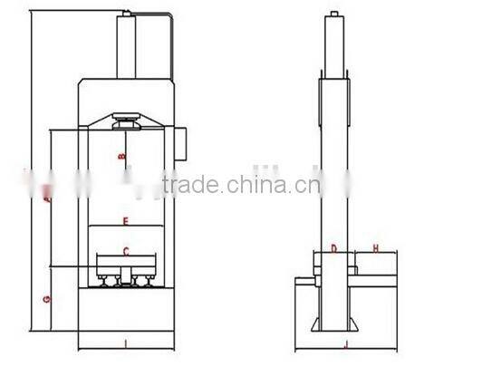 Meili factory Professional Provides Gantry Lifting Hydraulic Press