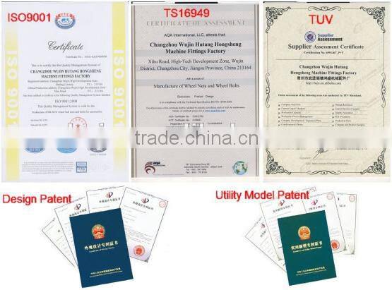 m12*1.5 lug bolt for car wheel locking bolt