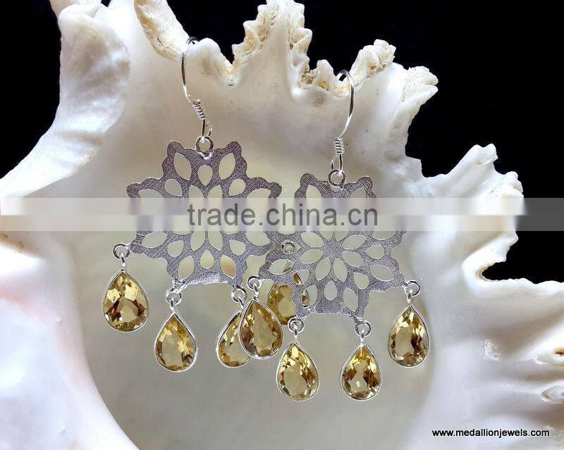 Blue Topaz Hydro Quartz Teardrop Facet 925 Sterling Silver Earrings, Fashionable Bezel Earrings, Designer Silver Earrings