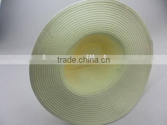 Newest High reflective simple straw panama hat for men