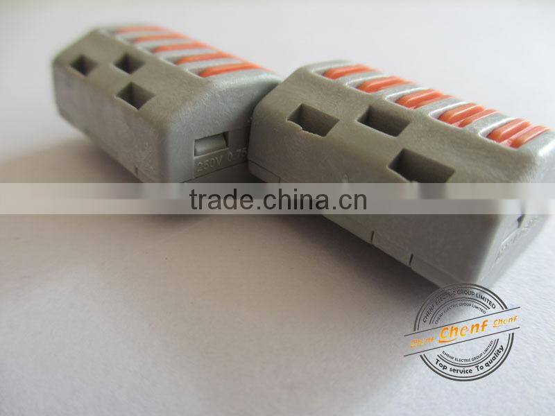 China Cheaper Price Push Clamp 5 Pole Wire Connector