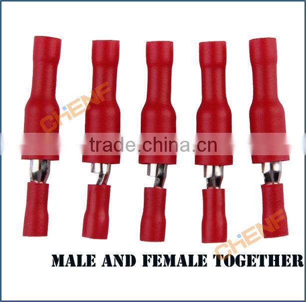 Cheaper 0.5 -1.5mm2 (AWG22-16) Crimp Plug-In Insulated Terminals MPD1.25-156 + FRD1.25-156