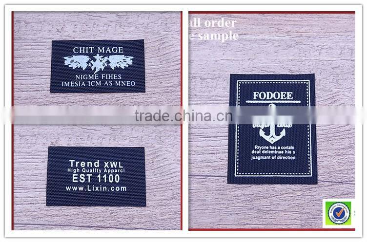 Taffeta label printing machine star printed clothing label