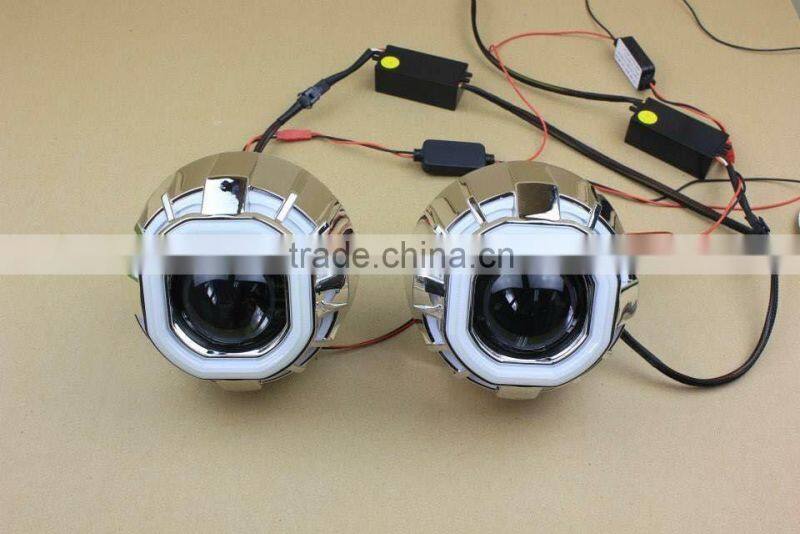 2.5 inch best COB double angle eyes hid projector lens healight kit
