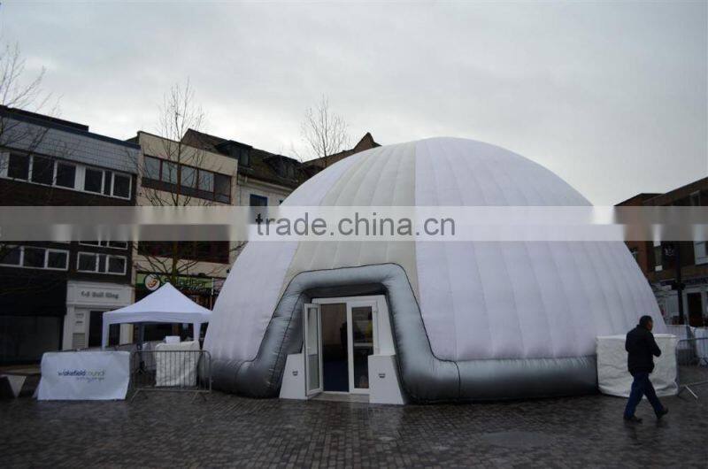 2016 hot sale CE SGS event tent , customized inflatable dome tent for sale