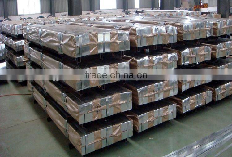 supply high quality gi PPGI corrugated gi galvanized steel sheet for roofing plate manufacturers /corrugated iron sheet
