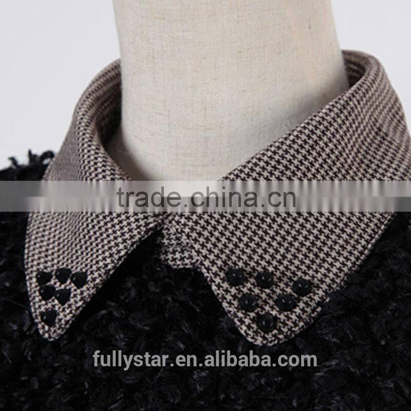 han edition Lambs wool top long mature coat