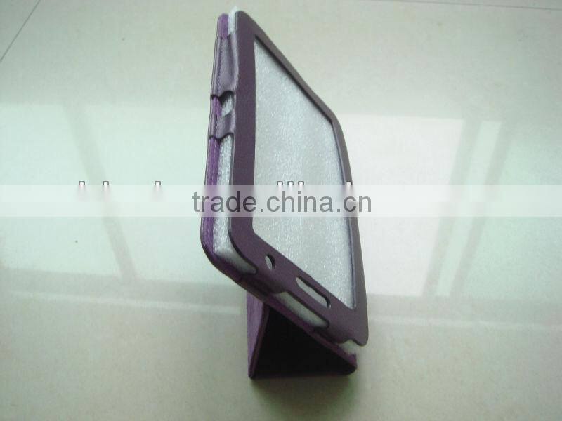 Case for samsung galaxy P3100,7" Portfolio PU leather case for Tablet 7"