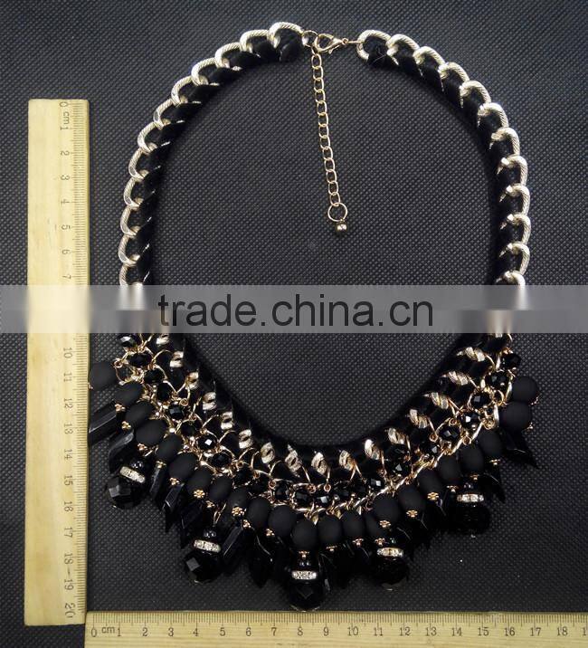 Luxury Crystal Party Necklace Vintage Jewelry Water Drop Collar Necklace New Design 2015