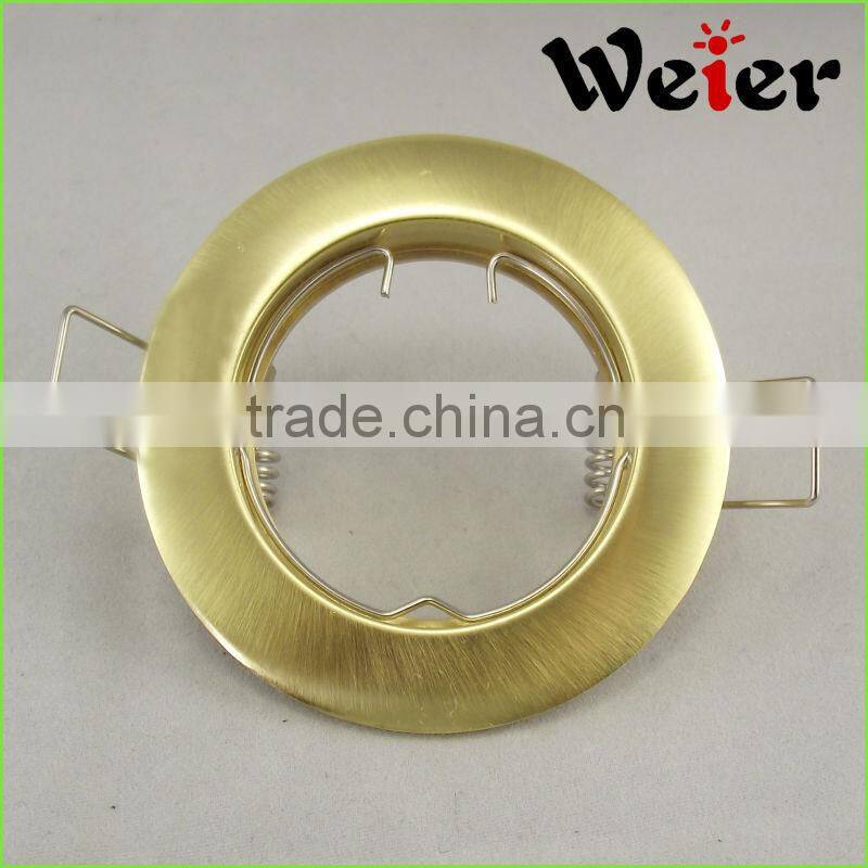 chrome golden color gu10 mr16 spot light ceiling lamp holder
