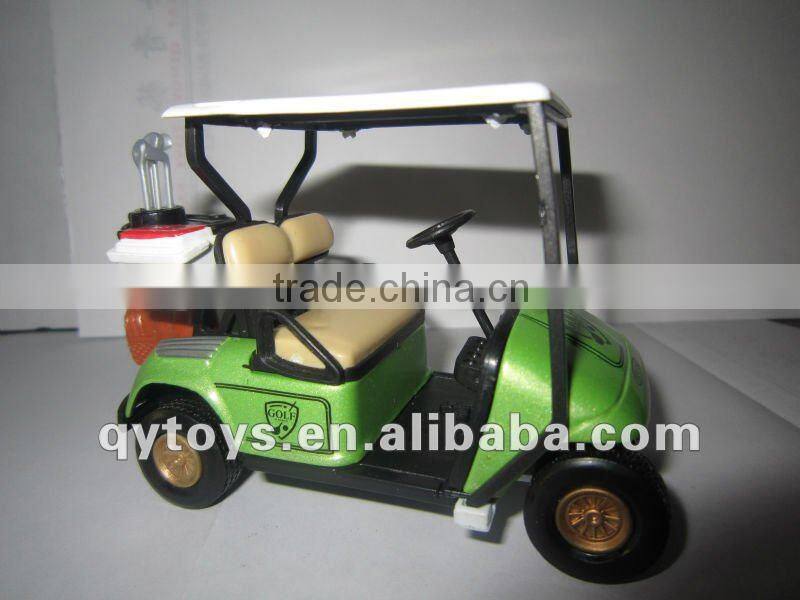 6 Color Aolly return-power Golf Car Model Toy Die cast Model