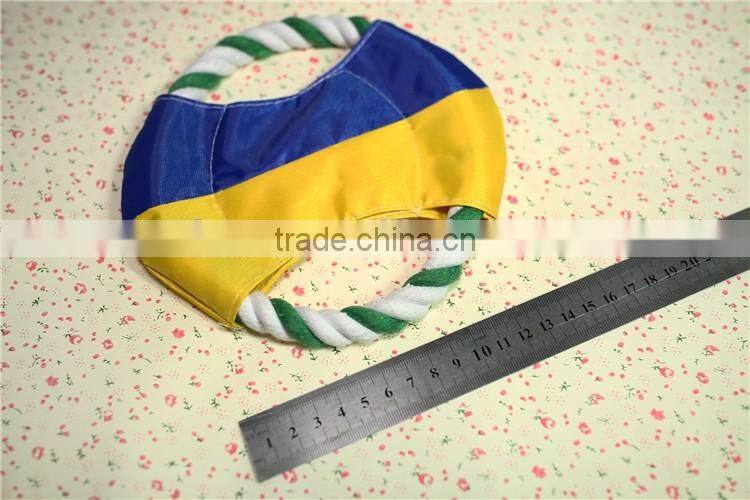 plush pet toy dog frisbee