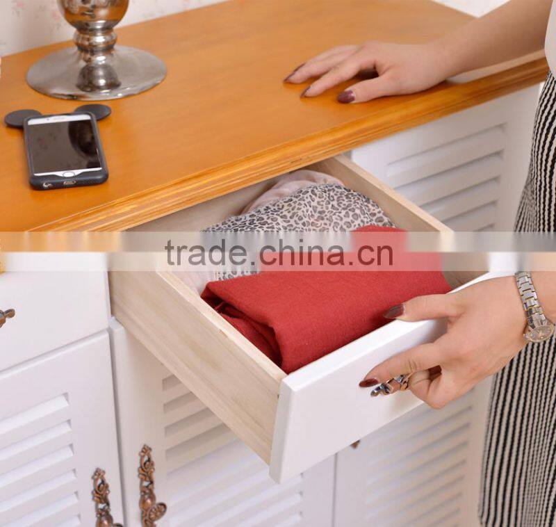 Modern Style Solid Wood Shoe Cabinet Shoe Rack For Bedroom