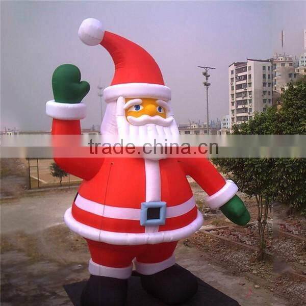 Huge inflatable santa claus customized Christmas inflatables with factory price
