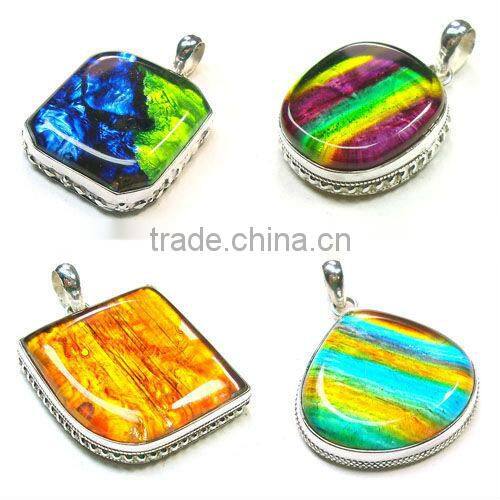 925 sterling silver lapis semi precious gemstone pendant jewelry