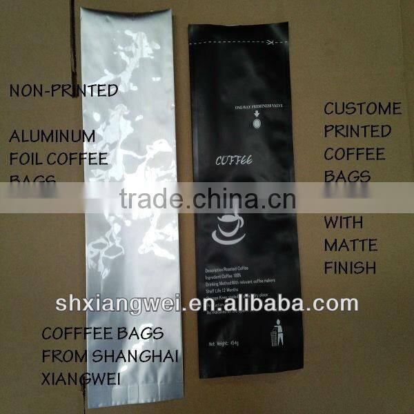 side gusset packaging for coffee