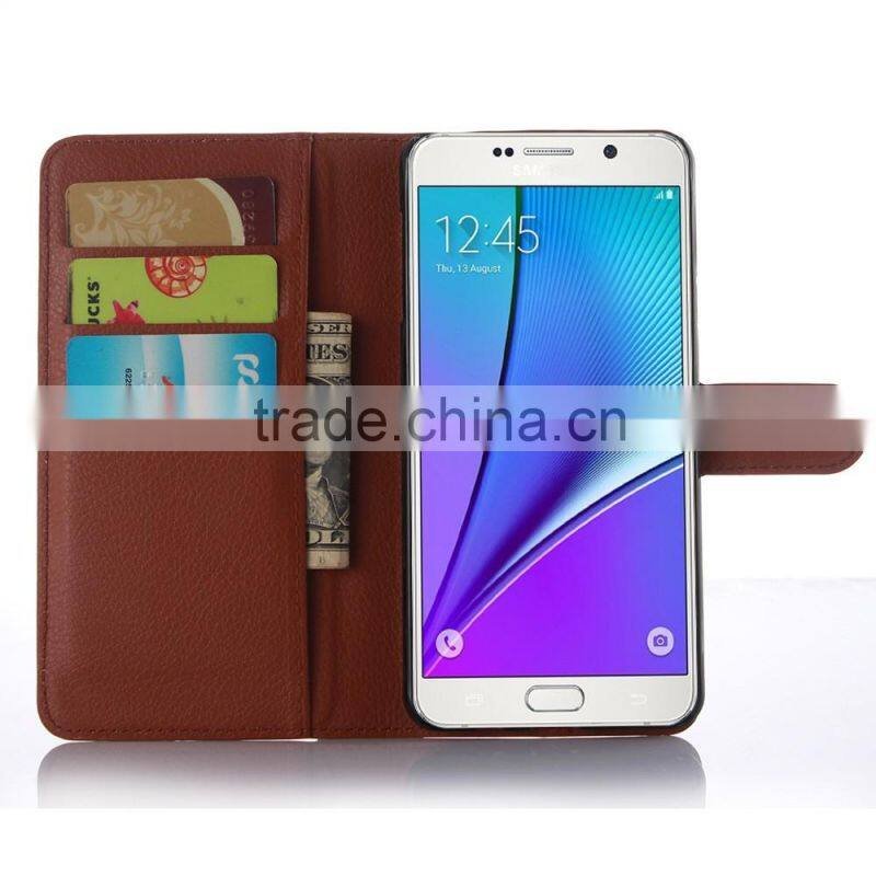 Wholesale Folio Stand Case for Samsung GALAXY A5 A510 PU Leather Flip Cover with Wallet
