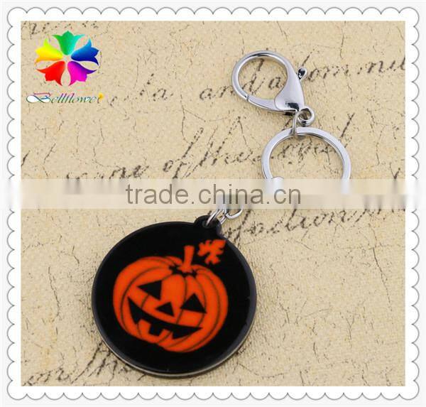 high quality Halloween for keychain,Halloween pumpkins keychain,custom keychain of Halloween