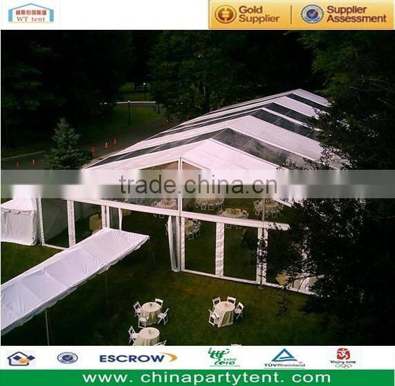 Large span clear roof party wedding transparent tent for sale