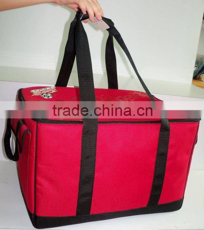 Fashionable Volume capacity casual microfiber cooler bag