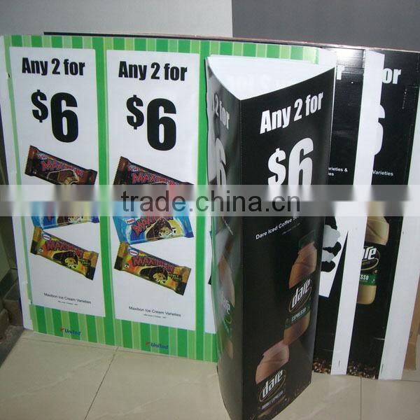 PP material corrugated plastic signs,18X24 coroplast sign