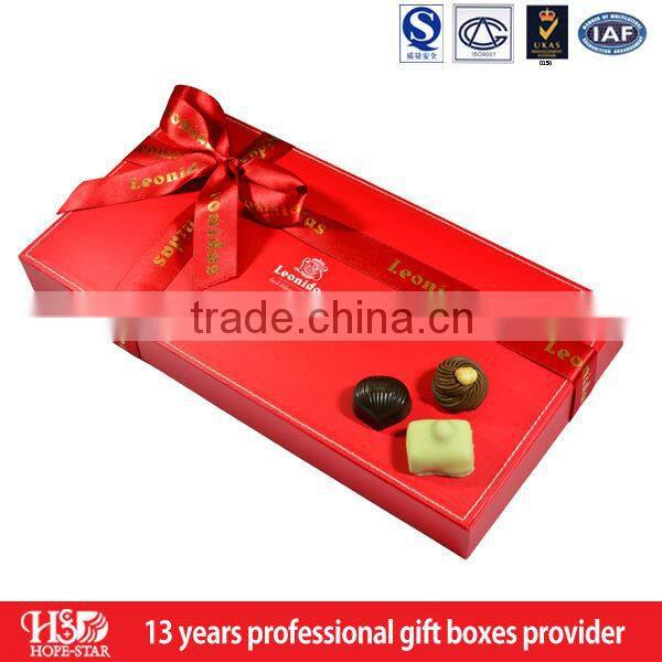 New design luxury fancy paper praline chocolate box packaging gift box,chocolate box for wedding invitation