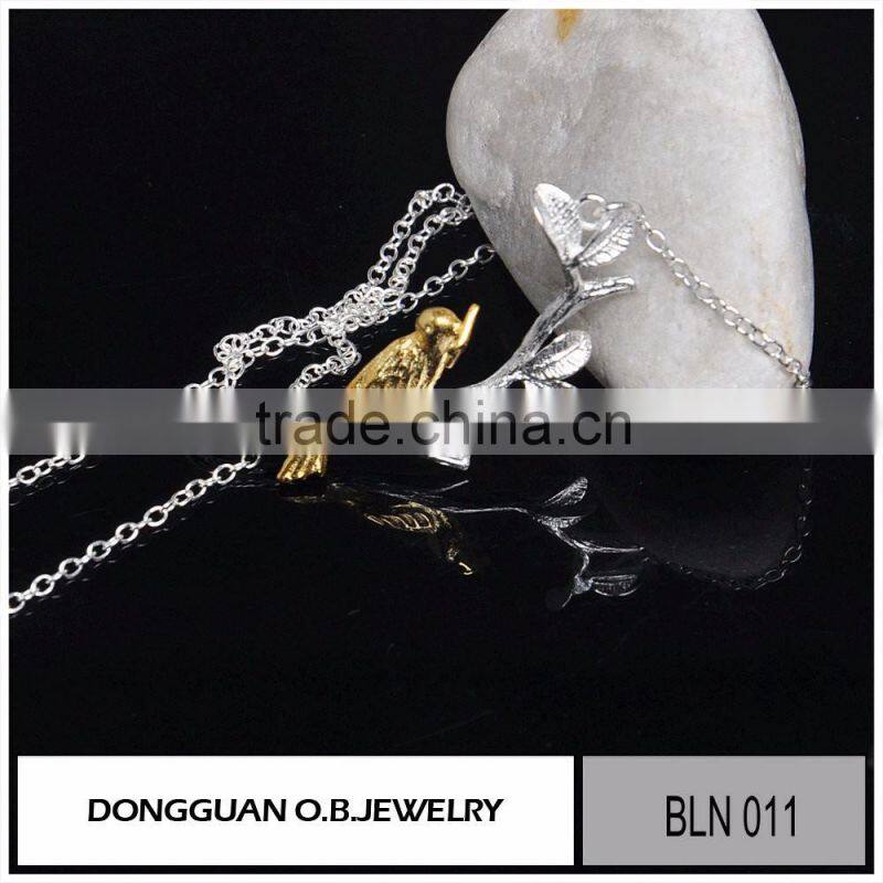 2016 The newest necklace for girls/Fashionable silver pendant necklace