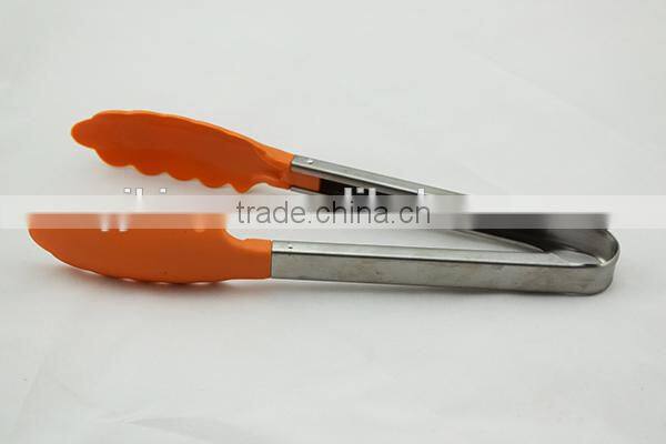 kitchenware stainless steel Nylon serving tongs