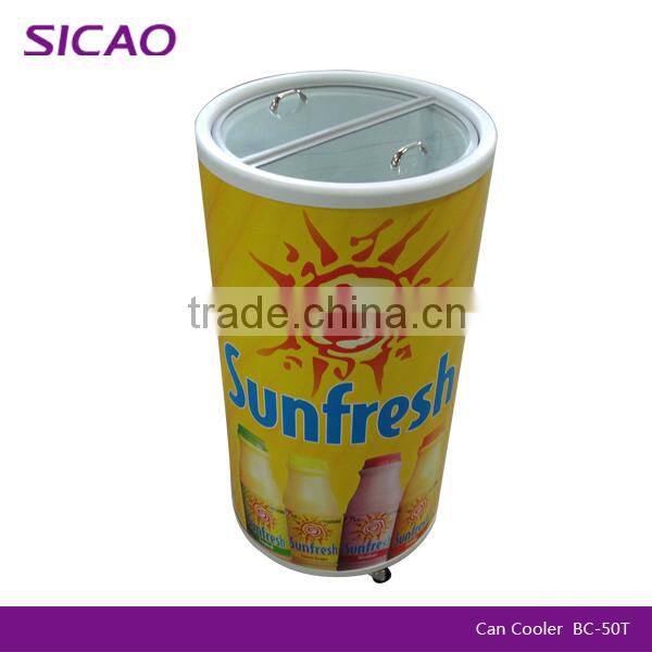 walk in cooler compressor 75L 120 cans compressor can coolers with logo custom