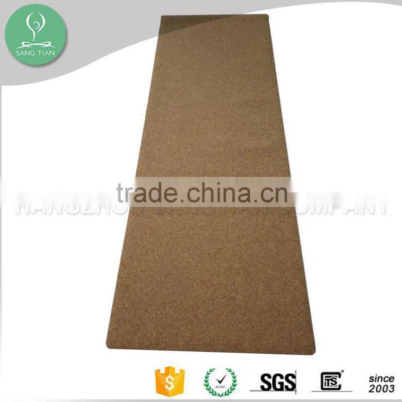 New premium products 2016 durable fashion anti slip eco cork yoga mat eco printed