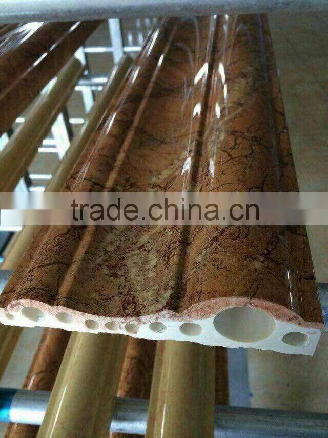 plastic artificial marble decking profile machine