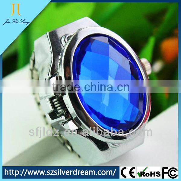 2014 Hot Sale Lady Oval Facet Rubby-like Changeable Band Watch