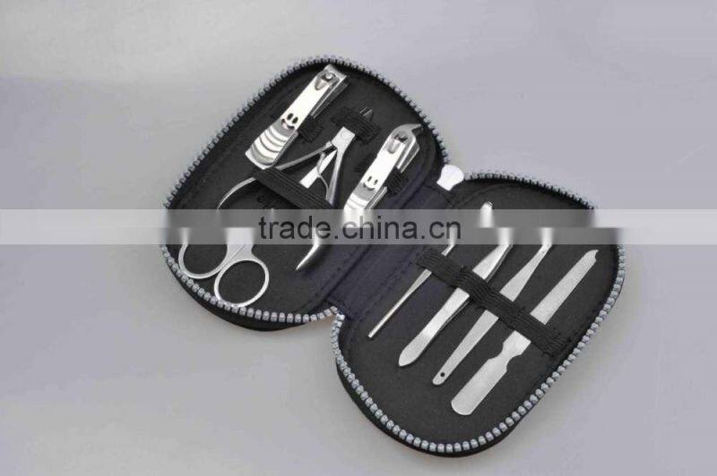 Most popular zipper bag grooming set manicure set