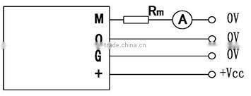 Hall effect DC AC pulse current transducers / sensors RCB45B series, 5V single power supply work