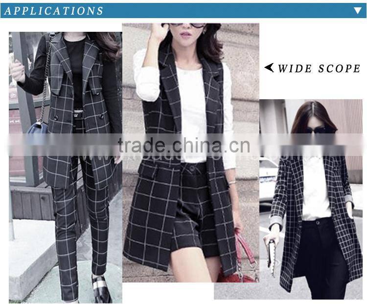 Wholesale reflective yarn dye fabric for safety clothes