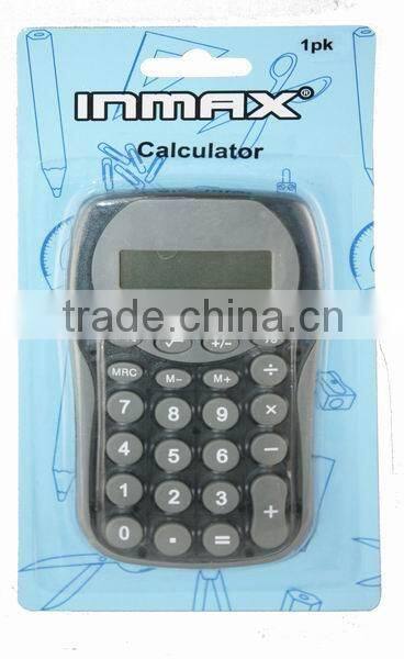 plastic electronic calculator with timer
