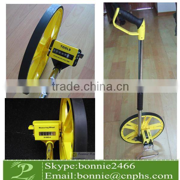 Walking digital distance measuring wheel
