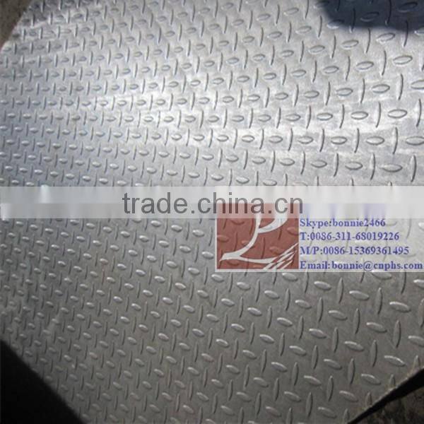 High quality galvanized Ear Drop Pattern plate