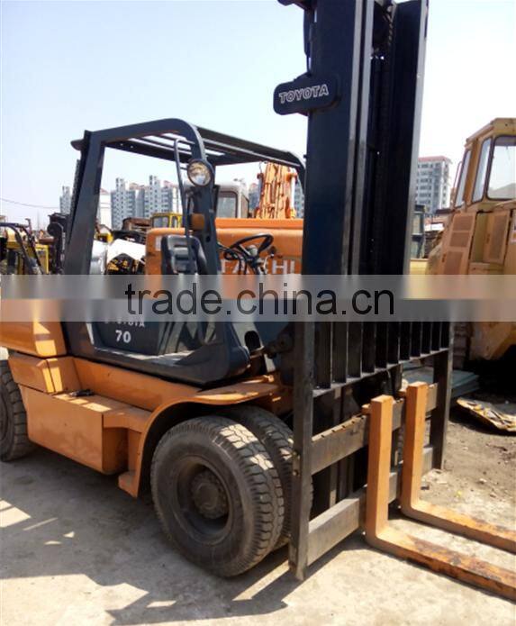 Toyota diesel forklift 7 ton, FD30, FD40, FD50, FD70, FD80, FD100, FD150, used toyota forklift 7 ton