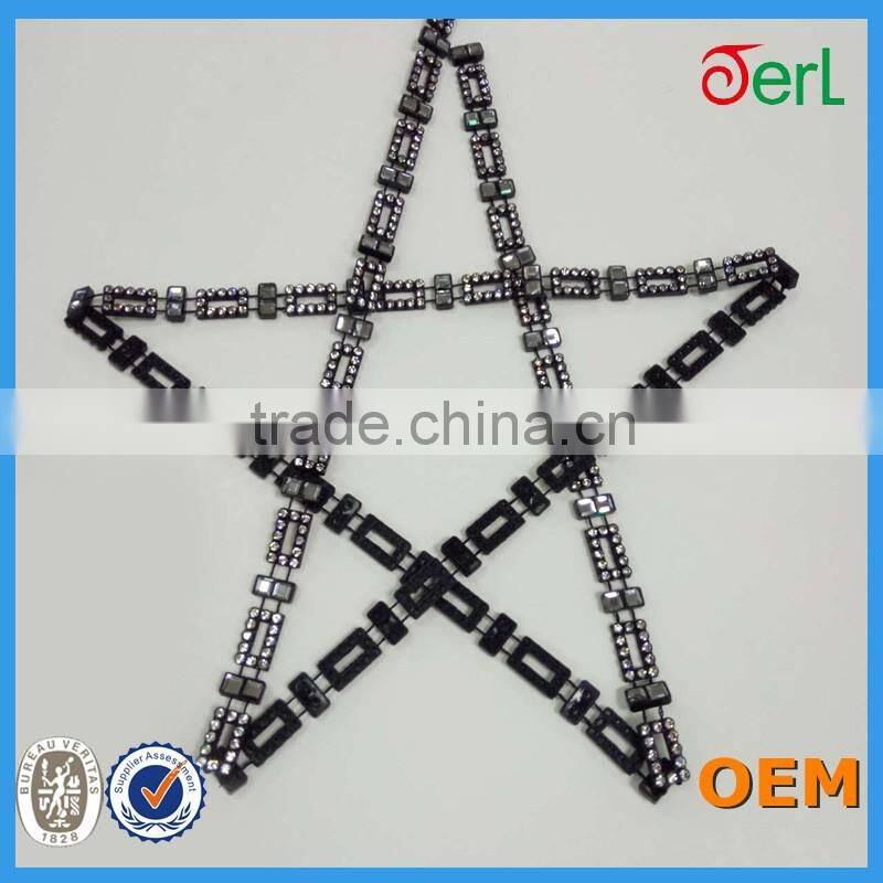 Single Row Red Base Plastic Glass Rhinestone Banding Trimming