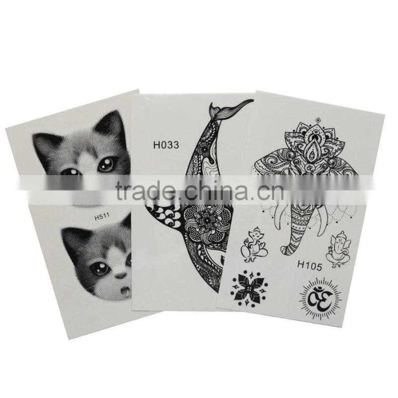 Dody tattoo and hair tattoo sticker