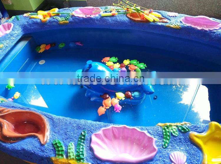 2015 Newest Multiplayer Dolphin pools mini arcade game machine amusement park trains for sale