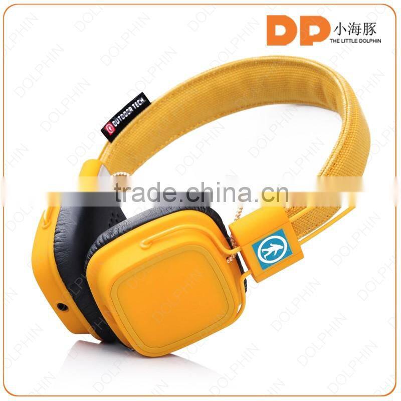 High quality top design wire headphone foldable mutil color music headband headphone for PC and latop