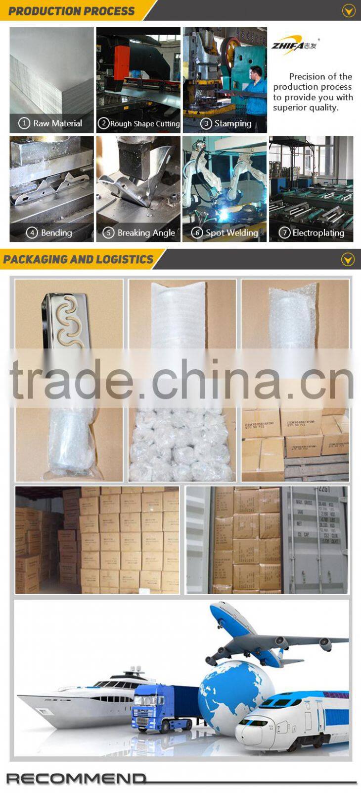 ZHIFA ZF-A105 factory price metal sofa leg, buy furniture legs, black sofa legs
