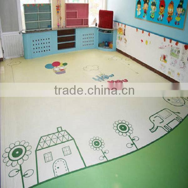 Hot selling!!! Distinctive and asy-installation pvc floor sheet