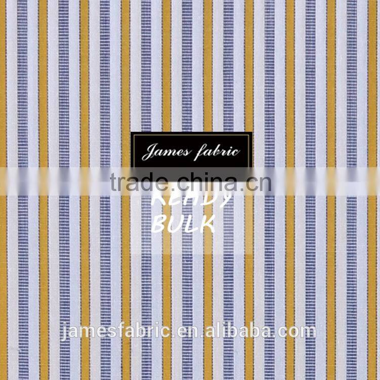 James 100% Cotton Yarn Dyed High Density LA Finished Colorful Stripe/Check/Plaid Plain Weaving Spring/Summer Shirting Fabric