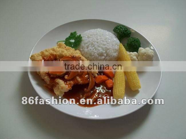 artificial cooked food